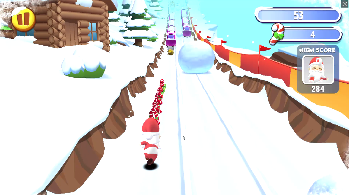 santa run screenshot